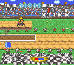 BS Excitebike - Bunbun Mario Battle Stadium 3 Screenshot 1